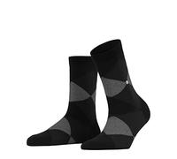 Burlington Bonnie W Sso algodón estampados 1 par, Calcetines Mujer, Negro Black 3000, 36-41