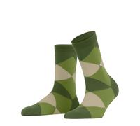 Burlington Bonnie W Sso algodón estampados 1 par, Calcetines Mujer, Verde Fir Green 7656, 36-41