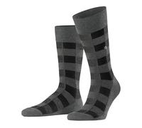 Burlington Buffalo Check M So lana estampados 1 par, Calcetines Hombre, Gris Dark Grey 3070, 40-46