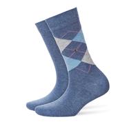 Burlington Everyday Mix Multipack W So algodón estampados 2 pares, Calcetines Mujer, Azul Light Denim 6660, 36-41