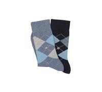 BURLINGTON Calcetines de mujer, paquete de 2. BASIC GIFT BOX 36-41 metal azul