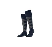 BURLINGTON Calcetines hasta la rodilla EDINBURGH 40-46 para hombre, azul marino azul oscuro
