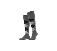 BURLINGTON Calcetines hasta la rodilla para hombre EDINBURGH 40-46 asfalto mel gris