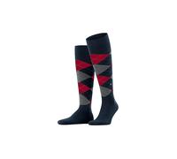 Burlington King M KH algodón lana largo estampado 1 par, Calcetines largos Hombre, Azul (Marine 6120), 40/46 EU