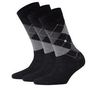 BURLINGTON Calcetines 'Whitby' kitt / gris claro / gris moteado / negro 36-41 kitt / gris claro / gris moteado / negro