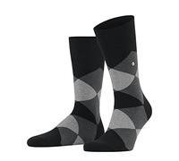 Burlington Calcetines hombre Clyde M So de algodón estampados 1 par Negro Black 3000 40-46