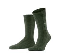 Burlington Dover M So lana lisos 1 par, Calcetines Hombre, Verde Asparagus 7045, 40-46