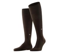Burlington Dublin M Kh algodón lisos 1 par, Calcetines largos Hombre, Marrón Chocolate 5043, 40-46