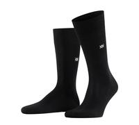 Burlington Dublin M So algodón lisos 1 par, Calcetines Hombre, Negro Black 3000, 40-46