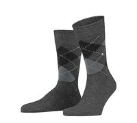 Burlington Dundee M So lana estampados 1 par, Calcetines Hombre, Gris Carbon Mel 3975, 40-46