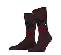 Burlington Dundee M So lana estampados 1 par, Calcetines Hombre, Rojo Merlot 8005, 40-46