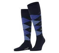 Burlington Edinburgh M Kh lana estampados 1 par, Calcetines largos Hombre, Azul Marine 6120, 40-46