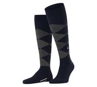 Burlington Edinburgh M Kh lana estampados 1 par, Calcetines largos Hombre, Azul Marine 6123, 40-46