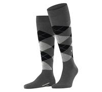 BURLINGTON Calcetines hasta la rodilla para hombre EDINBURGH 40-46 asfalto mel gris