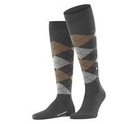 Burlington Edinburgh M Kh lana estampados 1 par, Calcetines largos Hombre, Gris Dark Grey 3070, 40-46