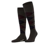 Burlington Edinburgh M Kh lana estampados 1 par, Calcetines largos Hombre, Marrón Dark Brown 5235, 40-46