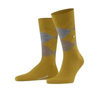 Burlington Edinburgh M So lana estampados 1 par, Calcetines Hombre, Amarillo Curry 1590, 46-50