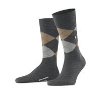 Burlington Edinburgh M So lana estampados 1 par, Calcetines Hombre, Gris Dark Grey 3070, 40-46
