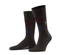 Burlington Edinburgh M So lana estampados 1 par, Calcetines Hombre, Marrón Dark Brown 5235, 40-46