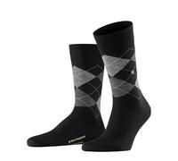 Burlington Edinburgh M So lana estampados 1 par, Calcetines Hombre, Negro Black 3000, 40-46
