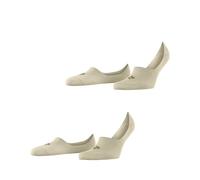 Burlington Everyday 2-Pack M IN algodón invisibles unicolor 2 pares, Calcetines pinkies Hombre, Beis (Gravel 4840), 39/40 EU