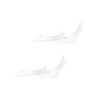 Burlington Everyday 2-Pack M IN algodón invisibles unicolor 2 pares, Calcetines pinkies Hombre, Blanco (White 2000), 41/42 EU