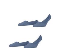 Burlington Everyday Multipack W In algodón invisibles lisos 2 pares, Calcetines pinkies Mujer, Azul Sky Blue 6876, 41-42