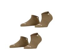 Burlington Everyday Sneaker Multipack W Sn algodón lisos 2 pares, Calcetines cortos Mujer, Marrón Brown Sugar 5152, 36-41