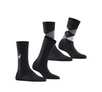 Burlington Everyday X-Mas Multipack W So algodón estampados 2 pares, Calcetines Mujer, Gris Grey Mix 0070 Christmas, 36-41