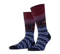 Burlington Fair Isle Joy M So lana estampados 1 par, Calcetines Hombre, Azul Marine 6120, 40-46