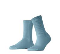 Burlington Fleet Street W So algodón lisos 1 par, Calcetines Mujer, Azul Key Largo 6852, 36-41