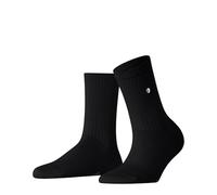 Burlington Fleet Street W So algodón lisos 1 par, Calcetines Mujer, Negro Black 3000, 36-41