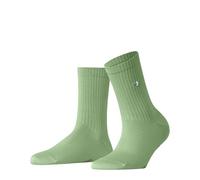 Burlington Fleet Street W So algodón lisos 1 par, Calcetines Mujer, Verde Quiet Green 7378, 36-41