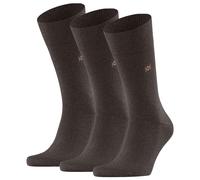 Burlington Hombre Calcetines Leeds 3er Paquete - Virgen,Logo,Uni,One Talla,40