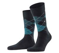 Burlington Hombre Calcetines Preston - Rombos, Suave, Clip, Talla Única, 40-46