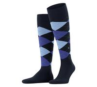 Burlington King M Kh algodón estampados 1 par, Calcetines largos Hombre, Azul Marine 6121, 40-46