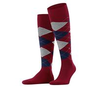 Burlington King M KH algodón lana largo estampado 1 par, Calcetines largos Hombre, Rosa (Red Pepper 8074), 40/46 EU