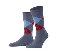 Burlington King M So algodón estampados 1 par, Calcetines Hombre, Azul Blue/Blue 6661-O, 40-46