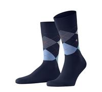 Burlington King M So algodón estampados 1 par, Calcetines Hombre, Azul Cobalt 6001, 40-46