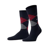 Burlington King M So algodón estampados 1 par, Calcetines Hombre, Azul Marine 6120-O, 46-50