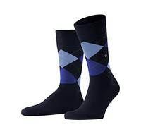 Burlington King M So algodón estampados 1 par, Calcetines Hombre, Azul Marine 6121, 46-50