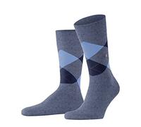 Burlington King M So algodón estampados 1 par, Calcetines Hombre, Azul Turquoise 6664, 40-46