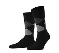 Burlington King M So algodón estampados 1 par, Calcetines Hombre, Negro Black-Flames 3011, 40-46