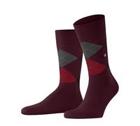 Burlington King M So algodón estampados 1 par, Calcetines Hombre, Rojo Wine 8010, 40-46