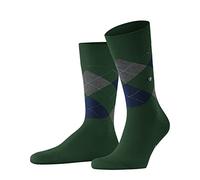 Burlington King M So algodón estampados 1 par, Calcetines Hombre, Verde Eucalyptus 7502, 46-50