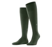 Burlington Leeds 7045 - Calcetines hasta la rodilla para hombre (algodón, lana, 1 par, talla 40-46), color verde, Verde Asparagus 7045, 42-48