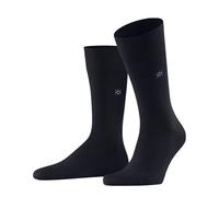 Burlington Leeds M So algodón lana lisos 1 par, Calcetines Hombre, Azul Marine 6120, 46-50
