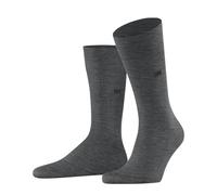 Burlington Leeds M So algodón lana lisos 1 par, Calcetines Hombre, Gris Dark Grey 3070, 40-46
