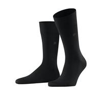 Burlington Leeds M So algodón lana lisos 1 par, Calcetines Hombre, Negro Black 3000, 46-50
