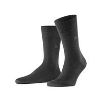 Burlington Leeds M SO lana unicolor 1 par, Calcetines Hombre, Negro (Black 3000), 40/46 EU